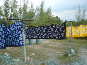 fabrication de batik